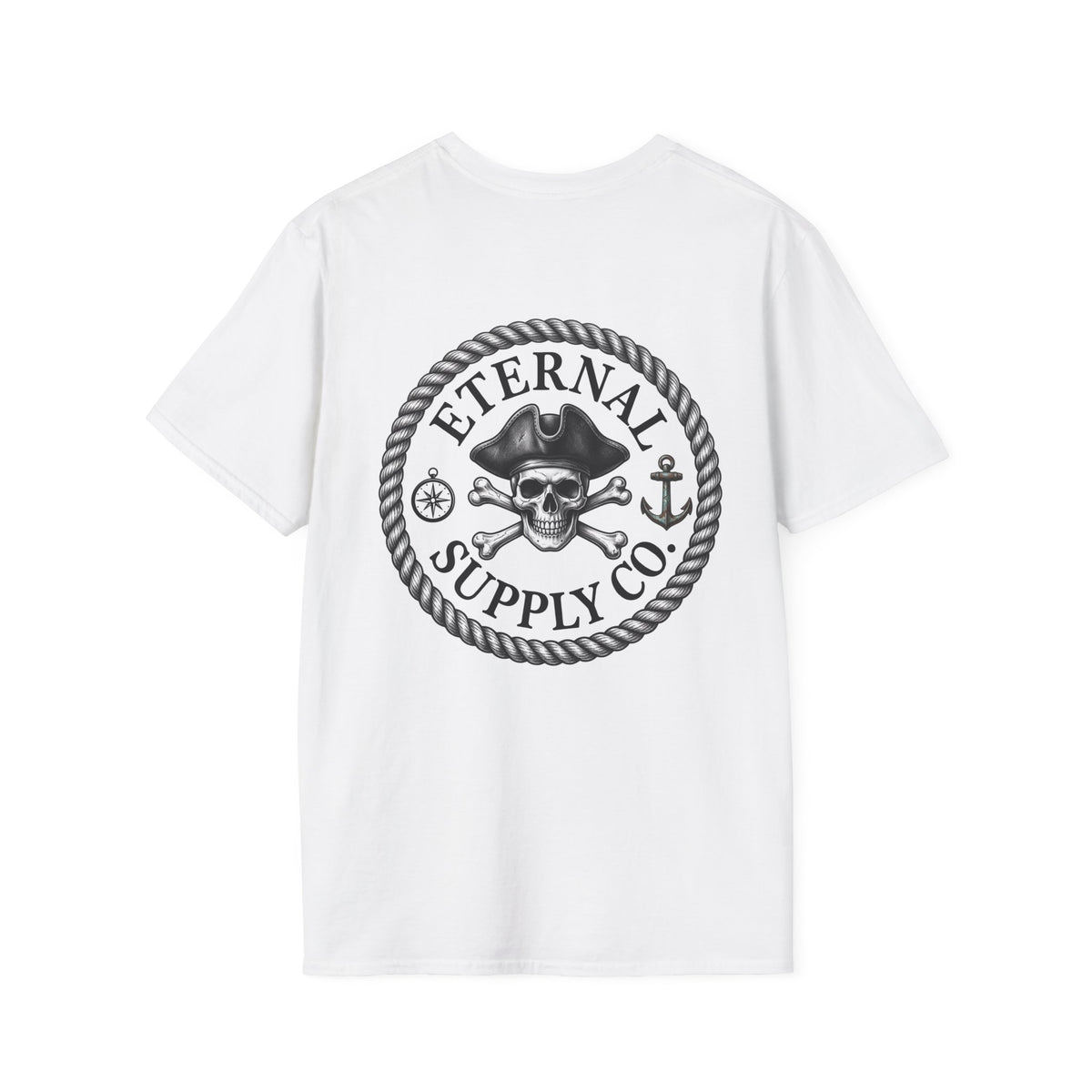 Eternal Supply Co. Skull & Cross Bones T-Shirt- White