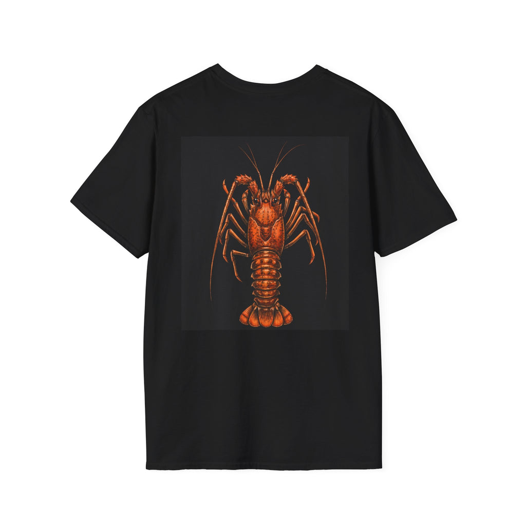 Western Rock Lobster (coloured) T-Shirt - Black