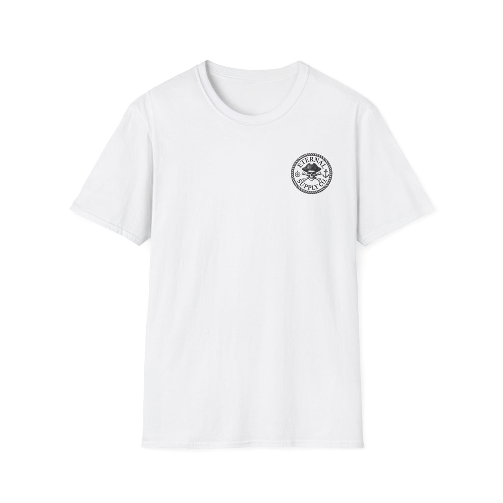 Mermaid Vs Marlin (Blue) T-Shirt White