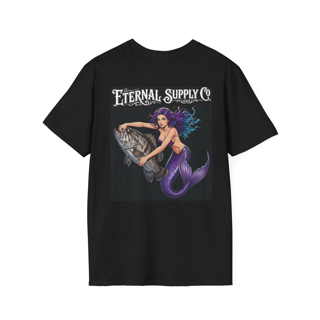 Mermaid Vs Dhufish T-Shirt Black