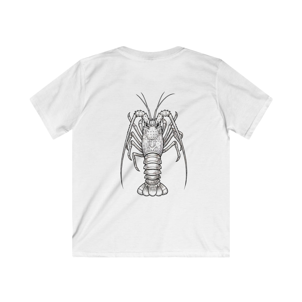Western Rock Lobster (Simple) Kids T-Shirt - White