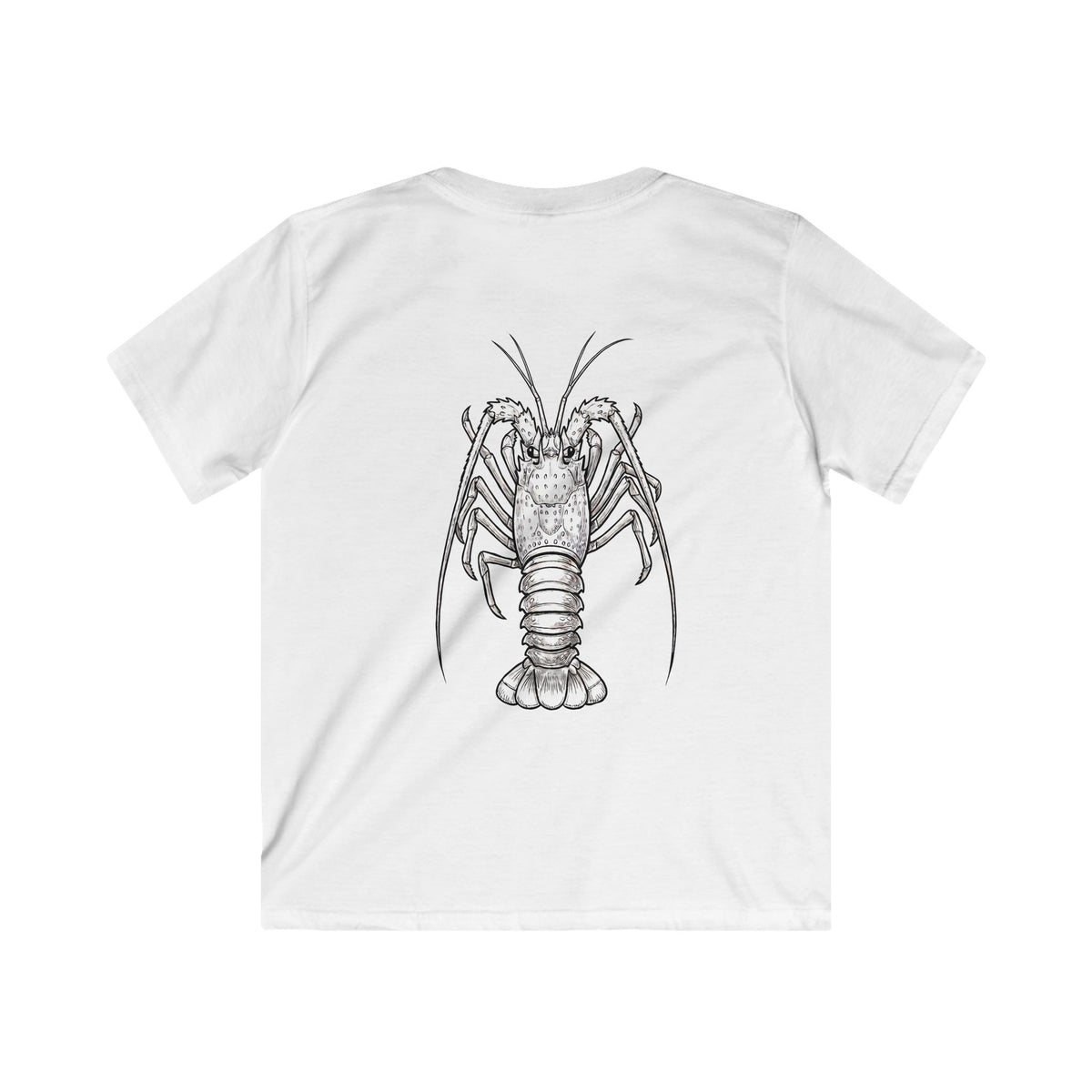 Western Rock Lobster (Simple) Kids T-Shirt - White