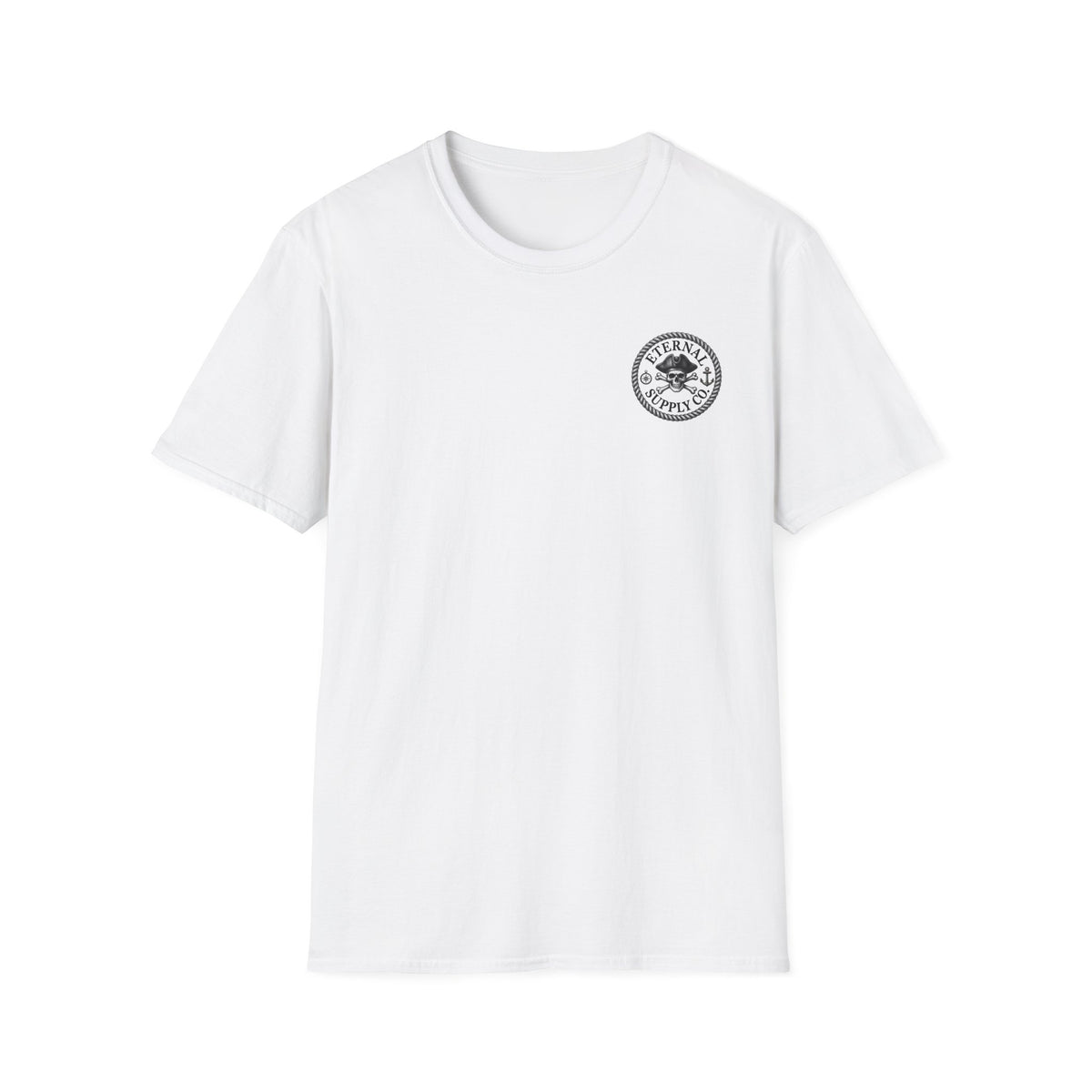 Mermaid Vs Marlin (Red)  T-Shirt White