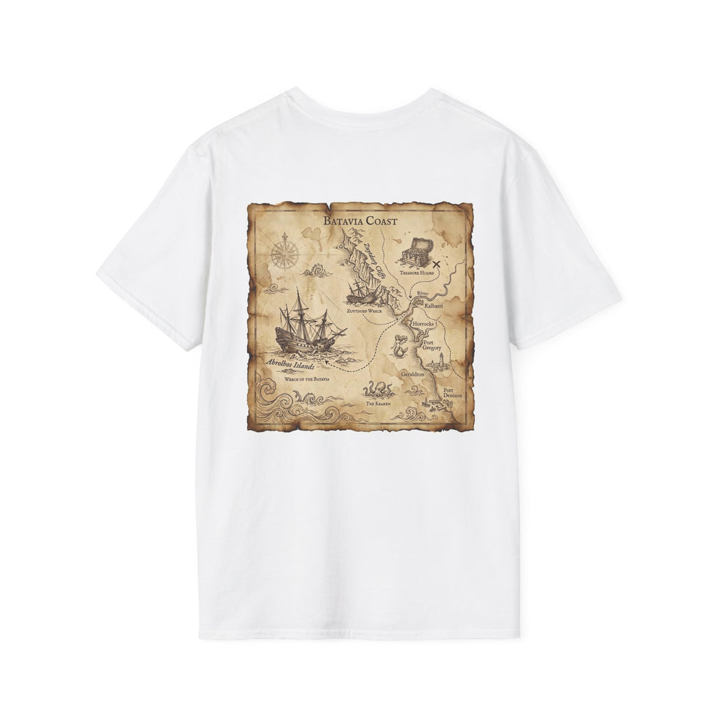 Batavia Coast Map T-Shirt White
