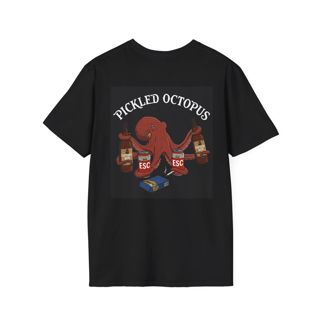 Picked Octopus T-Shirt - Black