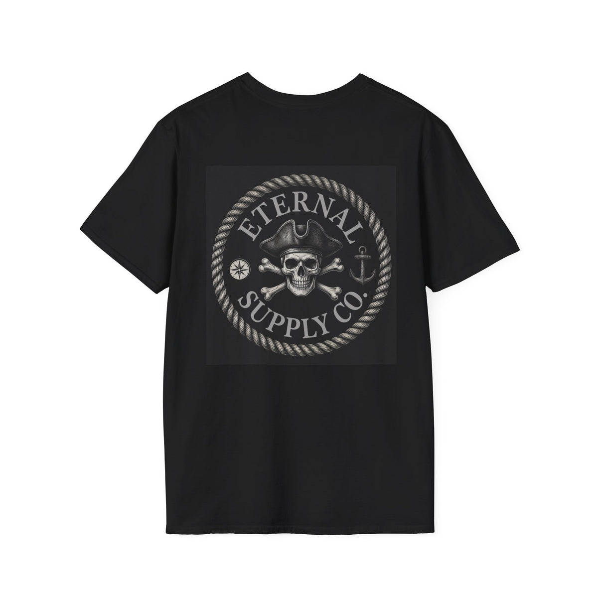 Eternal Supply Co. Skull & Cross Bones T-Shirt - Black